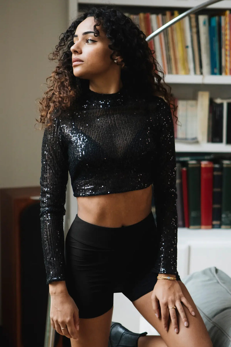 Short Super Glow Negro