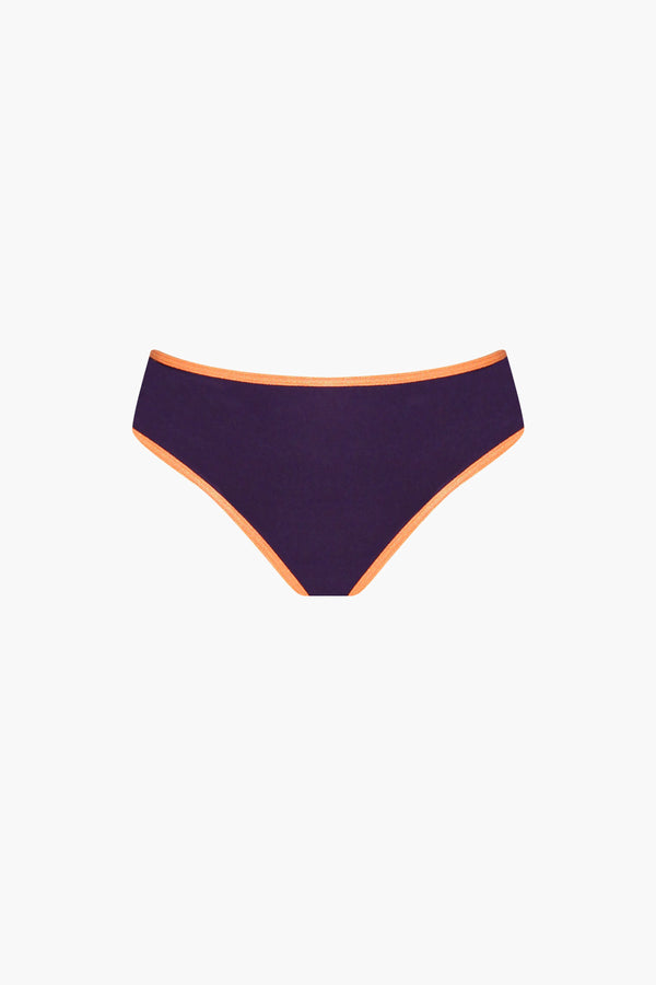 Nérée Prune Shiny Litchi Bikini Brief x Albertine