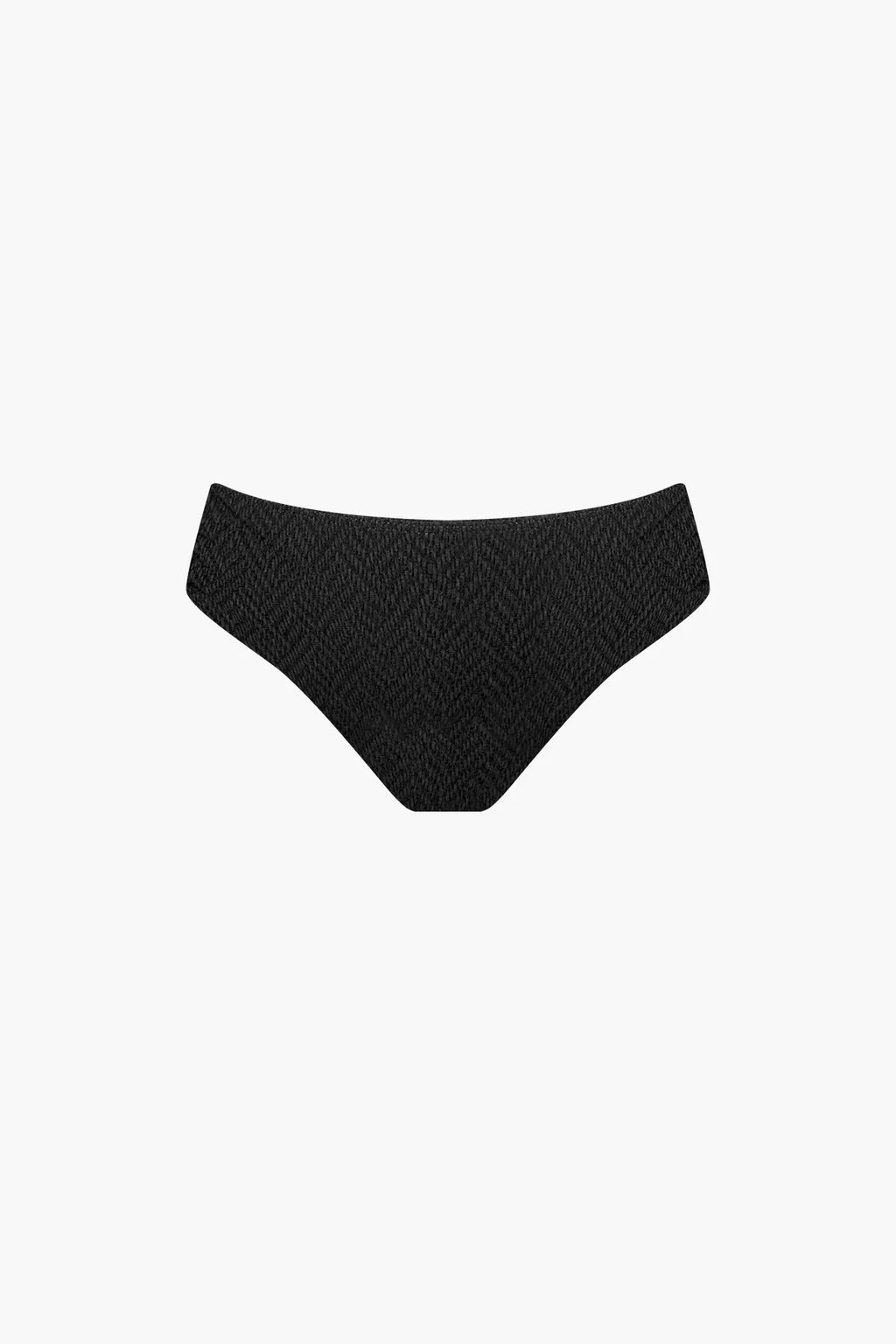 Braga de Bañador Nérée Texturizada Negra