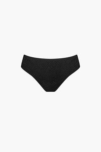 Braga de Bañador Nérée Texturizada Negra