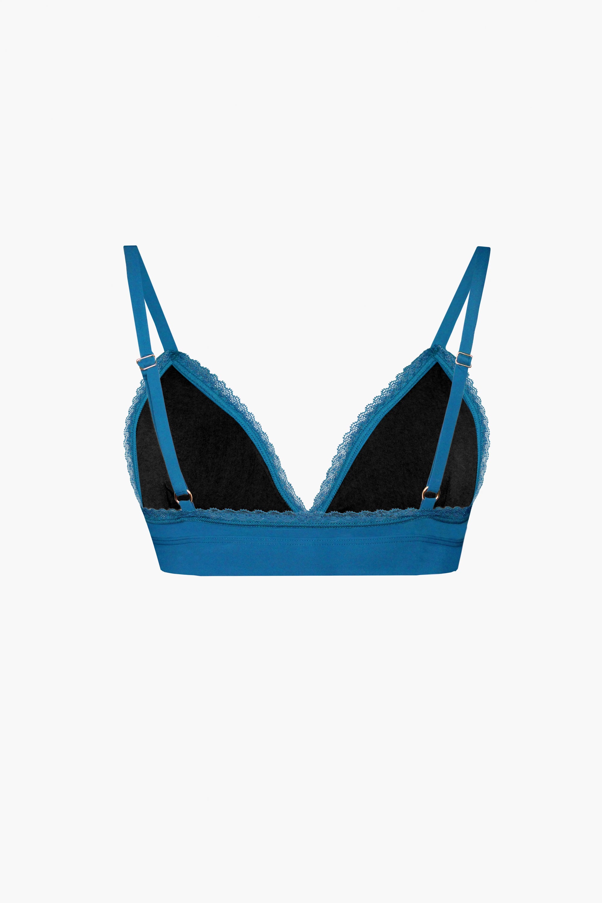 Callie Peacock Blue Triangle Bra