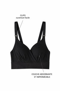 Soutien-gorge d'Allaitement Hestia Noir
