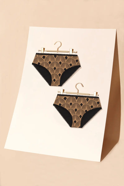 Duo Pack - 2 Callie Golden Peacock Hiphuggers