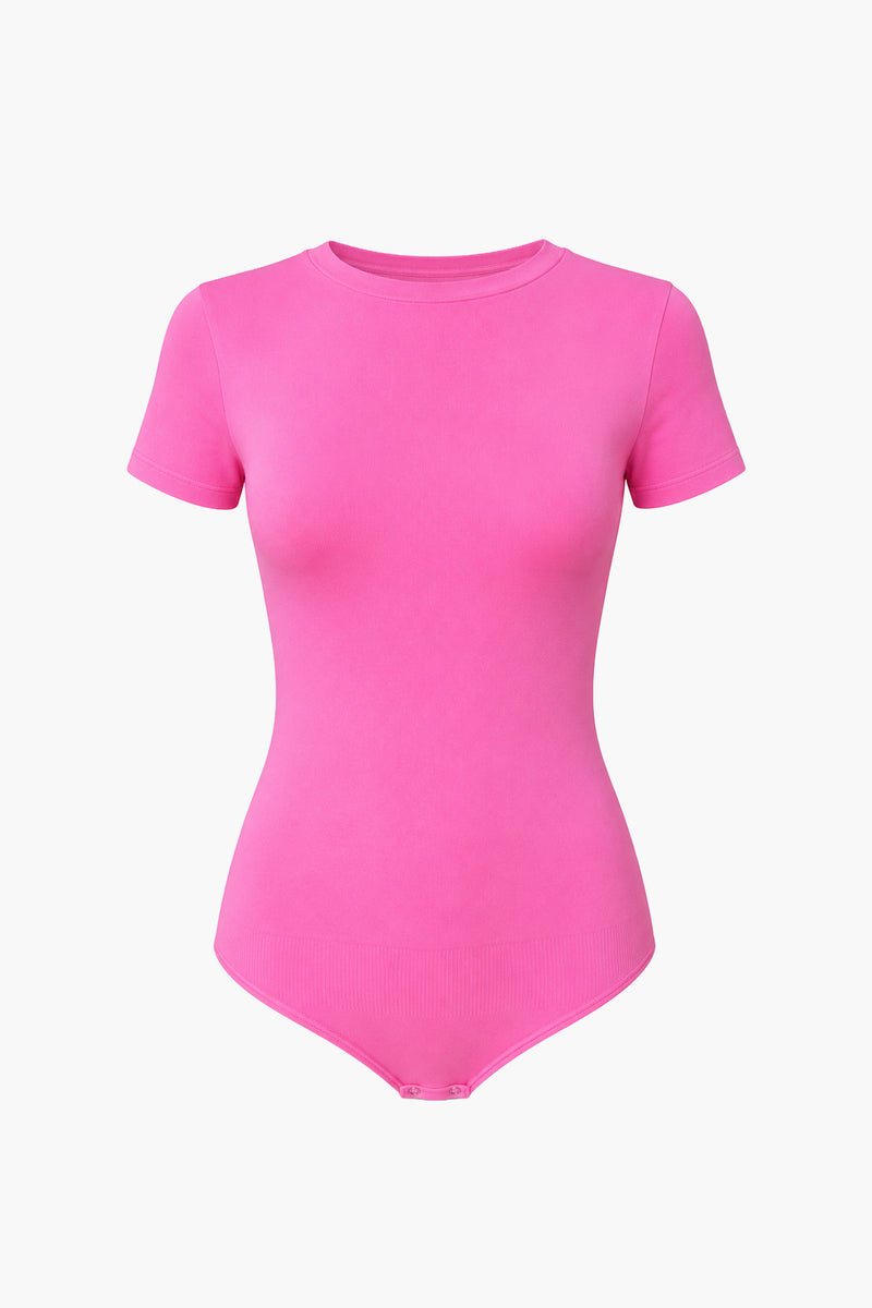 Body Gainant Manches Courtes Raglan Bubblegum