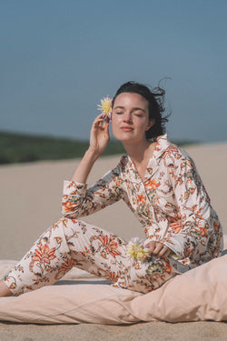 Ensemble Pyjama Daphne Ivory Bloom
