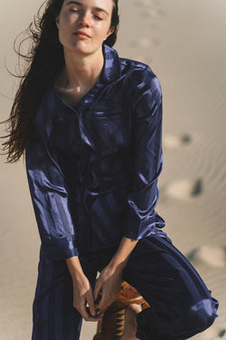 Ensemble Pyjama Francesca Bleu Marine