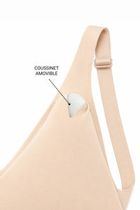 Brassière Invisible Repulpante Plume Poudré