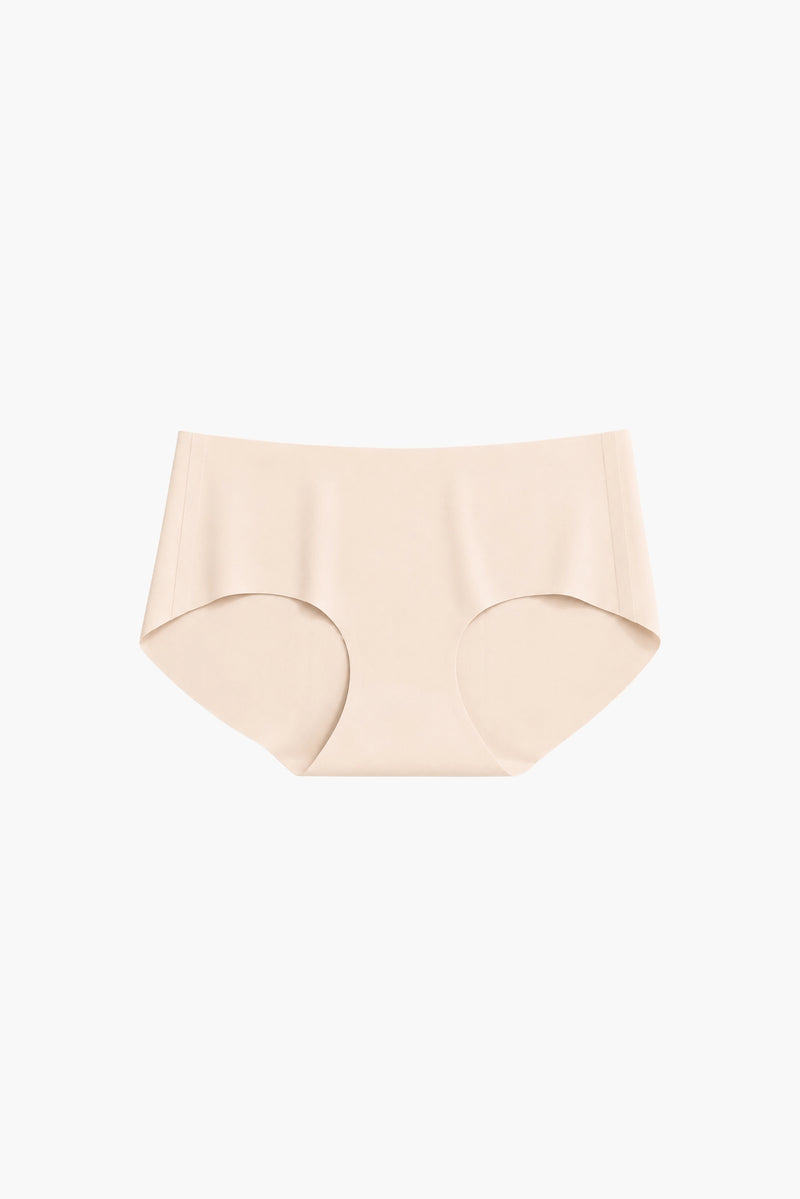 Shorty Sans Couture Plume Beige