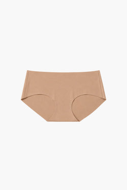 Shorty Sans Couture Plume Marron